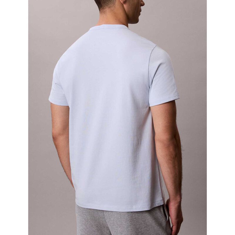 Calvin Klein Cotton Poplin Graphic Script Crew Neck T-Shirt image number 1